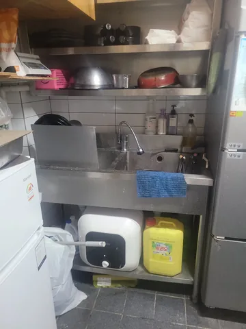 화성 업소용싱크대설치 안내용 개수대 사진